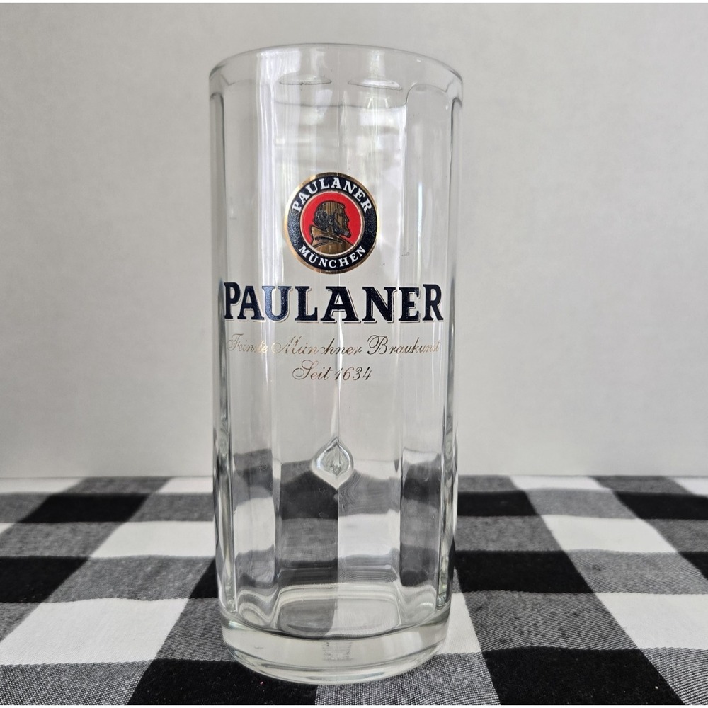 PAULANER MUNCHEN 0.5 L German Munich Beer Glass Mug Handle Oktoberfest